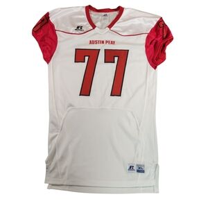 Russell Athletic Austin Peay Governors Football Jersey Size XL #77 Team Issued